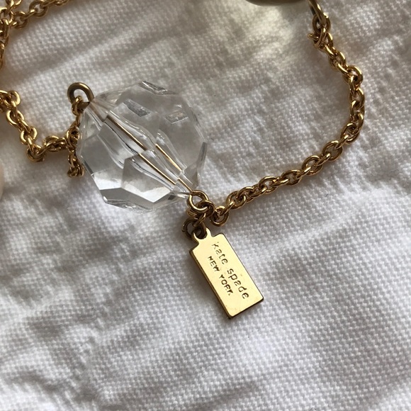 Kate spade gold ball necklace - Picture 3 of 3